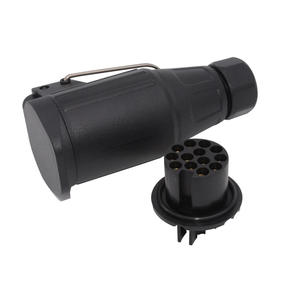 Nouvelle prise de remorque européenne <span class=keywords><strong>13</strong></span> <span class=keywords><strong>broches</strong></span> 12/24V pour <span class=keywords><strong>caravane</strong></span>, camion, connecteur de prise de remorque européenne, <span class=keywords><strong>adaptateur</strong></span> de remorque - Product Image 3