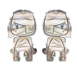 Kunden spezifisch bedrucktes Cartoon-Muster Gestanzte Sonderform Gummibärchen-beständige kinder sichere Reißverschluss-Verpackungs tasche - Product Image 2