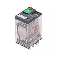 Relais miniature électromagnétique non verrouillable Schneider Electric DPDT à montage sur douille 12A série Zelio RXM scellé usage général
