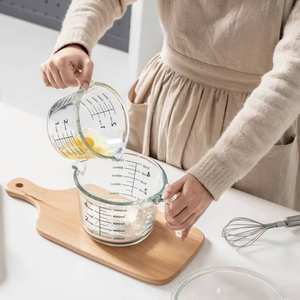 ガラス500Ml計量カップ/1L計量水差し/計量カップセット - Product Image 6