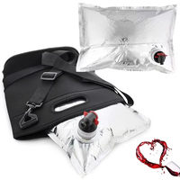 Concurrerende prijs op maat gemaakte folie pouch 10L Bib Bag wijnzak In-Box aseptische zak voor vruchtensap