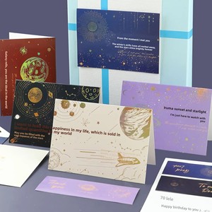 Cartes rigides personnalisées découpées au laser et imprimées numériquement avec photo et cartes autographiées, cartes de vœux personnalisées avec logo pour articles de fans DIY - Product Image 5