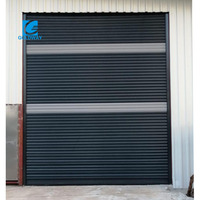 Portes à enroulement à télécommande en acier antirouille, haute vitesse, sécurité pour entrepôts logistiques, entrepôts frigorifiques, taille personnalisée