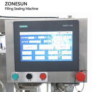ZONESUN automático de cabezales múltiples rotatorio té alimentos para mascotas cereales bolsa prefabricada bolsa gránulo pesaje máquina de sellado y llenado - Product Image 2