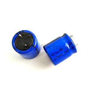 Condensateur électrolytique en aluminium, composant électronique, haute résistance à la température, 47UF, 270V, DIP-2 BC 152 <span class=keywords><strong>KO</strong></span> - Product Image 3