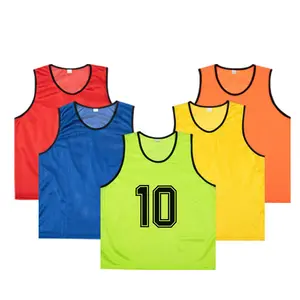 Hot Sale Wholesale Polyester Custom Sports Mesh Scrimmage Training Bibs Cheap Soccer Pinnies