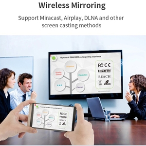 Mini projecteur intelligent WiFi DLP Android 9.0 1 Go + 8 Go <span class=keywords><strong>4K</strong></span>, projecteur intelligent LED Android - Product Image 6