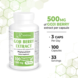 Best Seller Goji Berry Lycium Barbarum Cápsulas antioxidantes Cápsulas orgánicas de bayas de Goji Soporte inmunológico Cápsula de bayas de Goji - Product Image 4