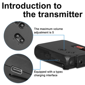 Système de monitoring intra-auriculaire sans fil UHF JR24 de haute qualité pour musiciens - Product Image 4
