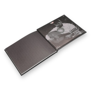 Emballage de CD de musique du monde oriental inspiré de la poésie dans un coffret rigide de luxe avec un design orné d'ornements dorés - Product Image 2
