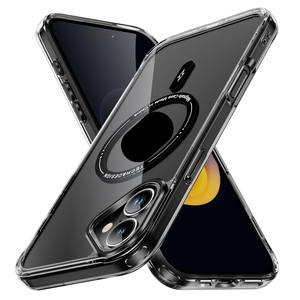 IP 17 시리즈 폰 케이스 망간 스틸 시트 + 금속 렌즈 프레임 + 실크 스크린 링 플랫 디자인 에어백 보호 JL36 - Product Image 2