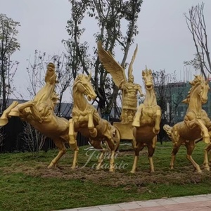 Escultura de Caballo de Guerra de Bronce para Exteriores, Tamaño y Diseño Personalizables, Decoración para Jardín o Plaza - Product Image 2