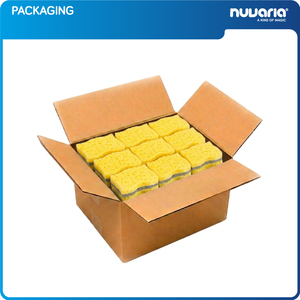 Spugna Abrasiva in Fibra di Poliestere e Cellulosa Rigenerata Spugna Multiuso Resistente per Pulizie Domestiche e in Cucina - Product Image 5