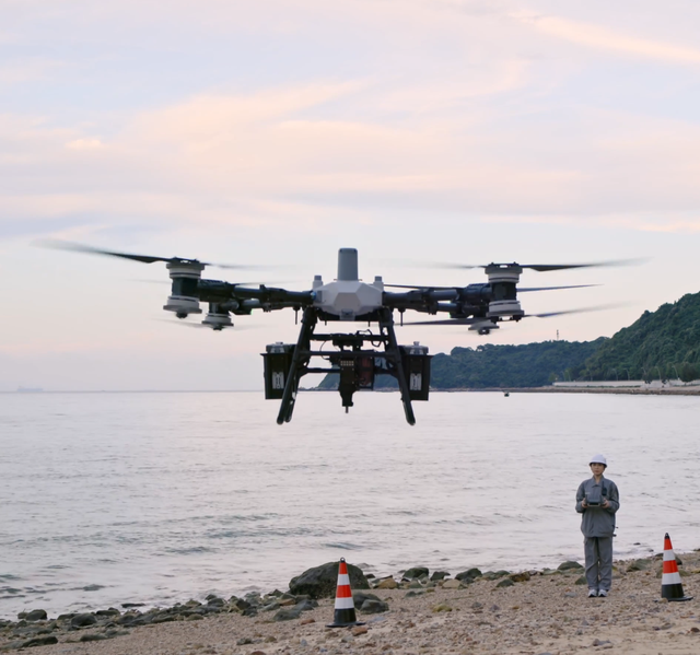 FlyCart 100 Heavy Lift Delivery Drone with Flagship Winch System and Parachute Safety for Logistics Transport