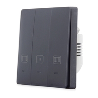 Interrupteur mural intelligent Wifi Tuya standard US pour rideaux, commande vocale/à distance avec Google Alexa pour la maison