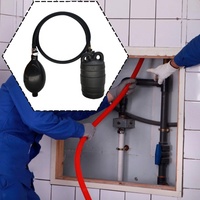 Bouchon gonflable pour tuyau, bouchon d'essai d'égout, ballon gonflable en caoutchouc pour test de plomberie, pour l'inspection des raccords de canalisations d'égouts
