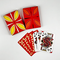 Jeu de cartes à jouer en PVC double face OEM, jeu classique, jeu de poker en plastique personnalisé, magnifique jeu de cartes de plage, cartes à jouer en PVC imperméables