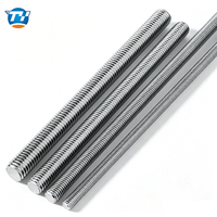 Tige filetée en acier au carbone galvanisé Utterly UTT7407 1/4"-1" M6-M24 Grade 4.8 8.8 pour support d'ancrage de construction