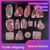 Model Iga Sapi Tiruan Panjang, Steak T-Bone Wagyu, Replika Daging Sapi Segar, Bahan PVC, Buatan Tangan, untuk Ulang Tahun, Halloween