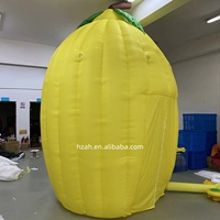 Stand de limonade jaune Cabine gonflable Tente de citron avec logo personnalisé