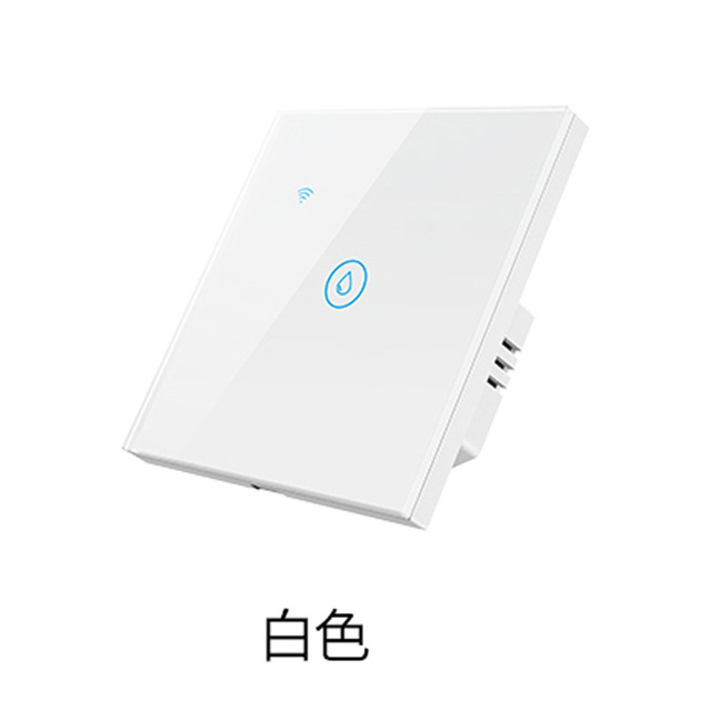 40A High Power Tuya WiFi+BLE Smart Water Heater Touch Glass Panel Wall Switch Air Conditioner Switch Timing Voice Remote Control