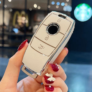 Funda para Llave de Auto Mercedes Benz <span class=keywords><strong>Maybach</strong></span> Clase S GLS A-B-C-M-CLA-CLS-E-G-GLB-GLC-GLE-R-SL GLS AMG <span class=keywords><strong>GLK</strong></span> EQS EQC GLA W204 W211 - Product Image 3