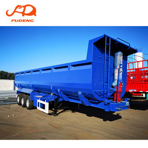 Semirremolque Volquete Trasero de 3 Ejes de Alta Capacidad de Carga, Semirremolques Volquete de Descarga Trasera, Remolque Volquete para Residuos de Minería - Product Image 2