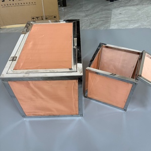 Rouleau de maille tissée en cuivre et en laiton 60 x 50 pieds 99% de fil conducteur pour blindage RF/EMI/EMF <span class=keywords><strong>Cage</strong></span> de <span class=keywords><strong>Faraday</strong></span> - Product Image 6