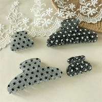 Nouvelle conception de pinces à cheveux étoile pour femmes, sophistiquées et exquises, avec un design mignon, grandes et petites pinces à cheveux pour dames, accessoires en gros