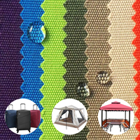 Stock d'usine prêt à être expédié, tissu Oxford imperméable 900D 100% polyester enduit de PU pour sacs à dos scolaires
