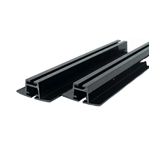 Bán buôn <span class=keywords><strong>PVC</strong></span> hồ sơ uPVC Trần treo tường đơn đôi theo dõi đường sắt rèm - Product Image 5