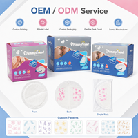 MummyFriend Coussinets d'allaitement jetables absorbants et respirants en tissu non tissé SAP thermocollé pour la maternité