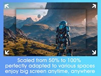 Proveedor de Fábrica, Proyector LED LCD de 5000 Lúmenes con Wifi, Resolución Nativa de 600p, Android Full HD, Mini Cine en Casa, Proyectores 4K
