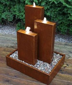 Adornos de Jardín, Fuente de Agua de Acero, Ideas para Fuentes de Agua, Fuente de Metal para Jardín - Product Image 2