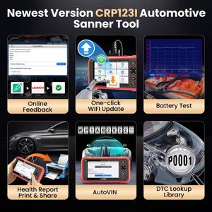 Outil de diagnostic 4 systèmes 2025 CRP123i V2.0 pour toutes les voitures, scanner OBD2, 3 fonctions de réinitialisation, test de batterie, gratuit à vie - Product Image 5