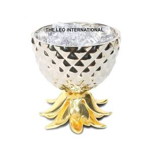 Golden Plated Jelly <b>Fish</b> Shape Design Decorative <b>Bowl</b> Aluminum Metal Premium Quality Home Hotel Dinnerware <b>Bowl</b> - Product Image 3