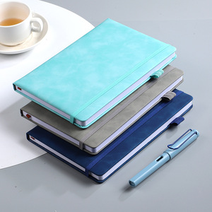 Custom A5 A6, taccuino per appunti con Logo, copertina per Journal, copertina in morbida pelle, rilegatura per cuciture a sella per promozioni - Product Image 4