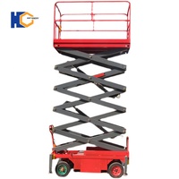 Elektrikli makaslı kaldırma 4-16m hava platformu 6m 8m 10m 12m 14m Skylift mobil kaldırıcı iskele hidrolik makaslı kaldırma fiyatı