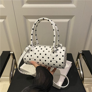 Nuova <span class=keywords><strong>Borsa</strong></span> a Tracolla da Donna 2026 Stile Coreano di Lusso con Chiusura a Cerniera in Poliestere, Modello Cuscino a Pois, <span class=keywords><strong>Borsa</strong></span> a Spalla Singola/Crossbody - Product Image 1