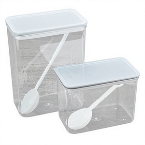 Boîte de rangement hermétique pour poudres, céréales, fruits secs et assaisonnements – Contenant multi-tailles de qualité alimentaire pour cafés et salons de thé - Product Image 6