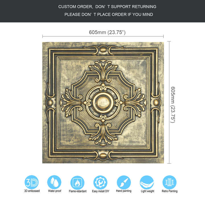 アルミパネル 外壁 DIY 2枚セット アールデコ アルミパネル 外壁 DIY 2