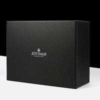 Boîte d'expédition en carton ondulé kraft brun écologique avec logo personnalisé pour vêtements, jeans, emballage, envoi postal
