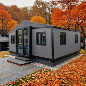 Casa Container Espandibile Pieghevole 20ft 40ft Prefabbricata Portatile 3 Volte Più Spazio Montaggio Rapido Dormitorio Ufficio <span class=keywords><strong>Cantiere</strong></span> - Product Image 1