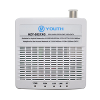 HZY-2021XG XPON ONU 1GE+CATV RF Port GPON EPON Compatible SC/APC Unité de réseau optique FTTH pour Internet et CATV
