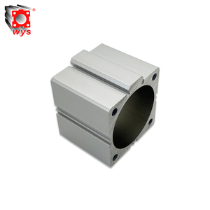Tubes de cylindre pneumatique en profilé aluminium série SDA, composants pneumatiques, corps de cylindre en alliage d'aluminium - Product Image 1