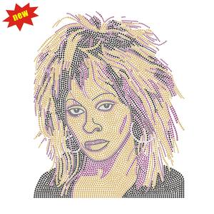 <span class=keywords><strong>Tina</strong></span> <span class=keywords><strong>Turner</strong></span> Transfert de strass personnalisé Fer à repasser sur la conception d'appliques - Product Image 5