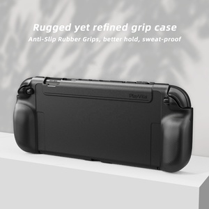Carcasa Trasera de TPU para Switch 2 con Tapas para los Pulgares - Kit de Agarre Completo, Compatible con OEM - Product Image 4