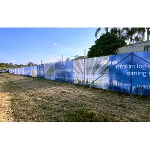 High Quality Custom Wind Resistant Mesh Banners Printed Large Mesh Fence Banner