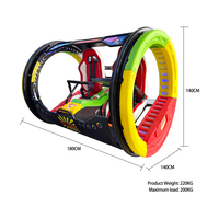 Voiture à bascule de parc d'attractions à prix abordable, double voiture rotative à 360 degrés avec LED pour la famille, machine de divertissement pour adultes