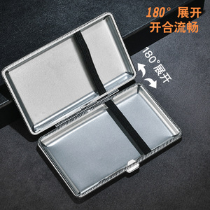 Étui à cigarettes en cuir Fogson 5,5 cm, cadre métallique portable rectangulaire pour femmes, lot de 20 pièces - Product Image 2